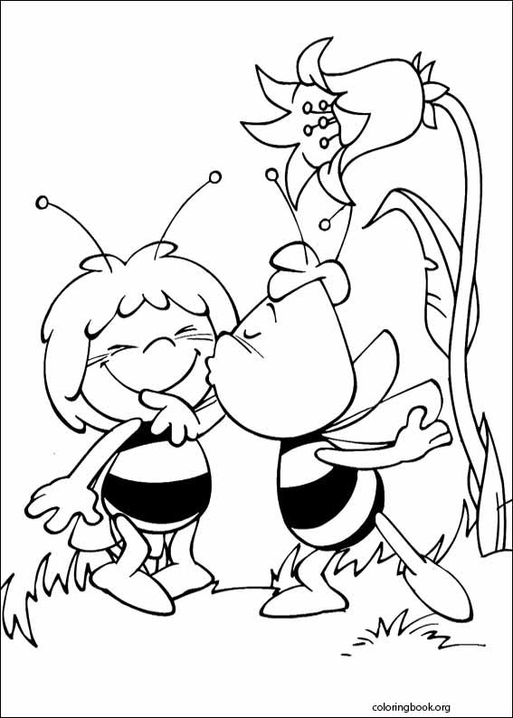 Maya The Bee coloring page (029)