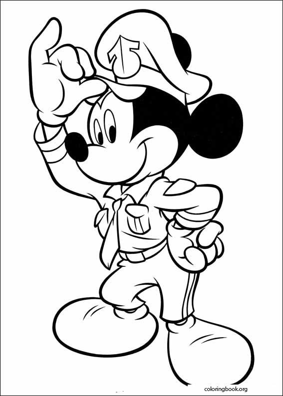 Mickey Mouse coloring page (005)
