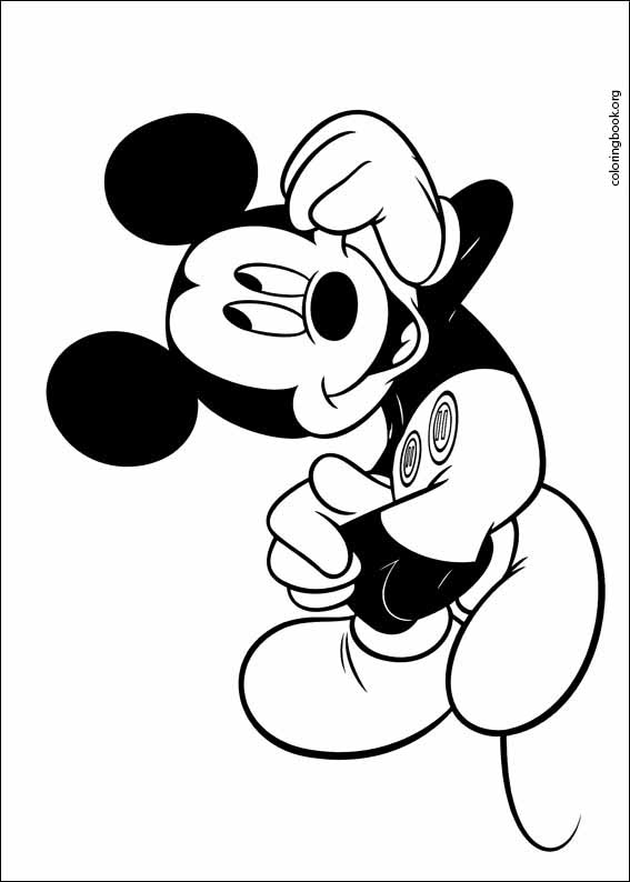 Mickey Mouse coloring page (013)