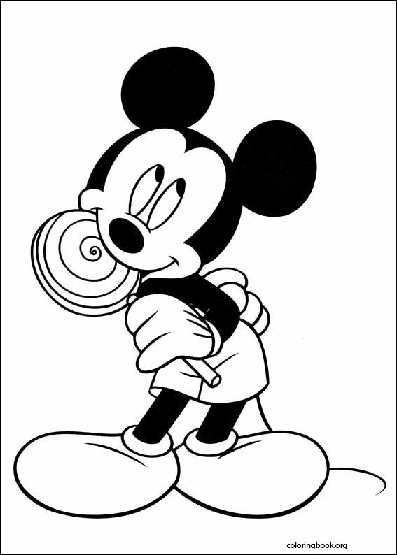 Mickey Mouse coloring page (016)