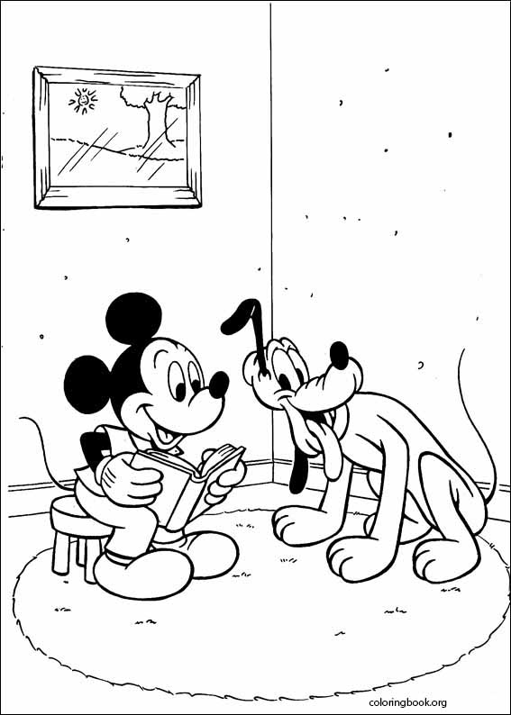 Mickey Mouse coloring page (051)