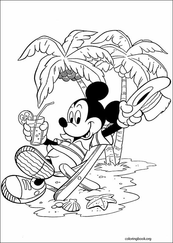 Mickey Mouse coloring page (055)