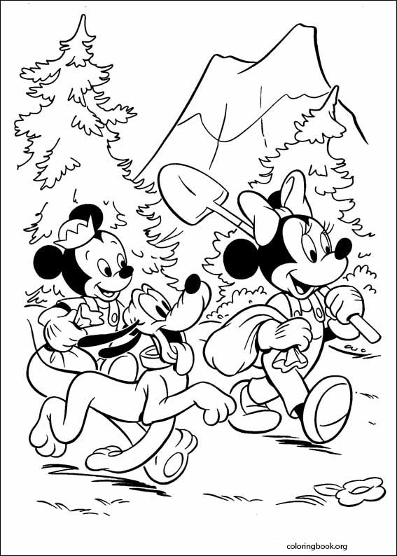 Mickey Mouse coloring page (075)