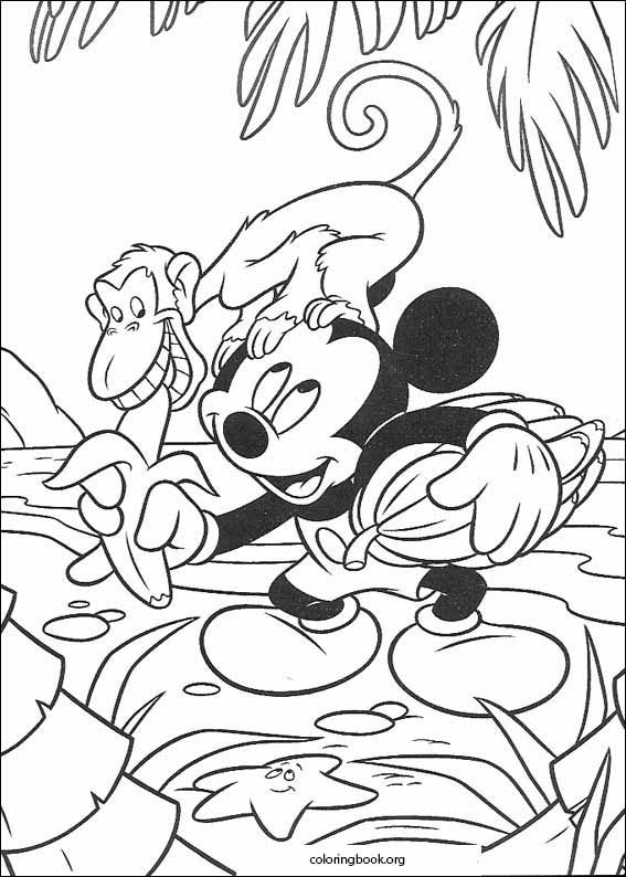 Mickey Mouse coloring page (133)