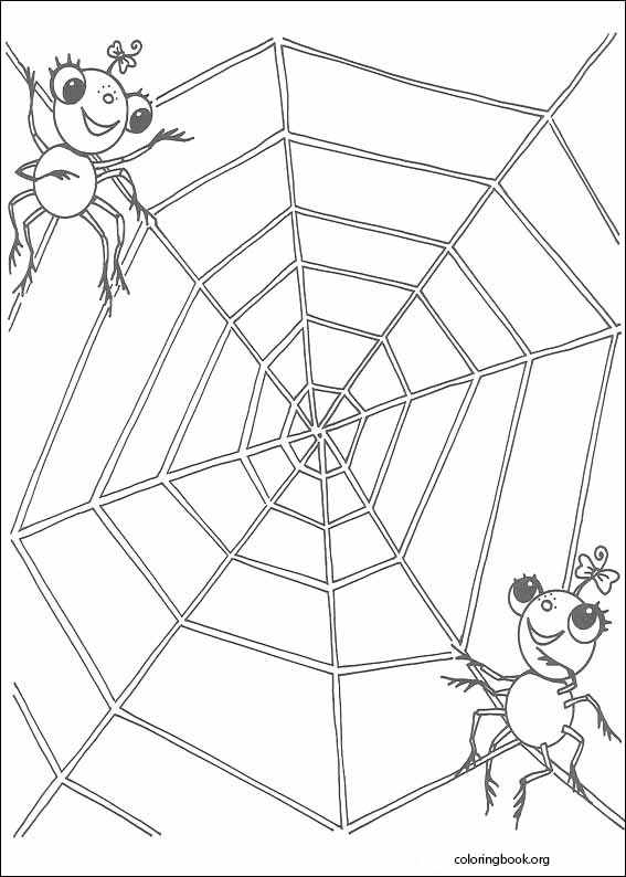 Miss Spider coloring page (001)