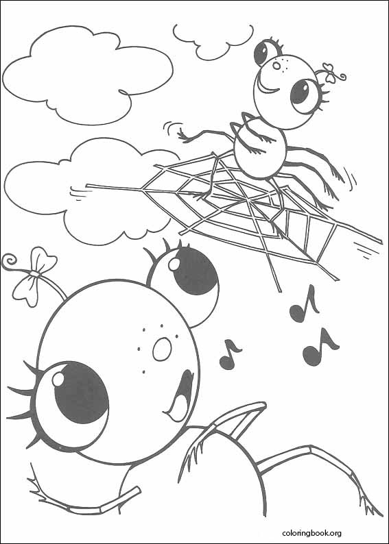 Miss Spider coloring page (003)