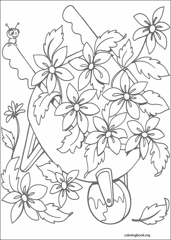 Miss Spider coloring page (011)