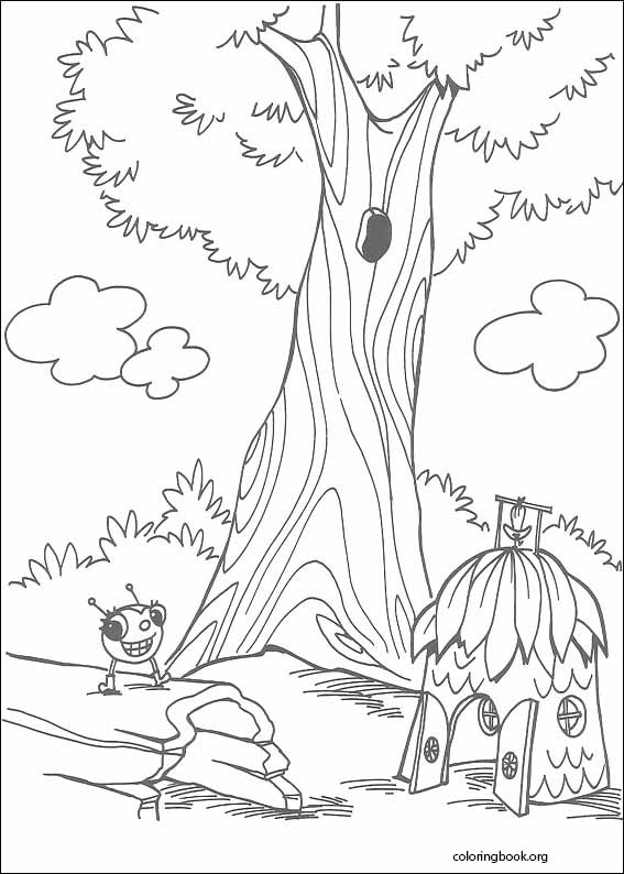 Miss Spider coloring page (012)