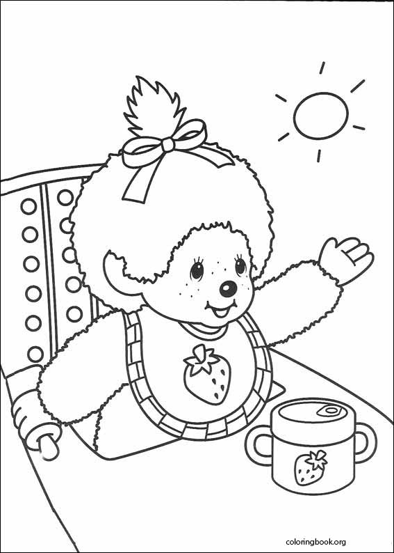 Monchhichi coloring page (002)