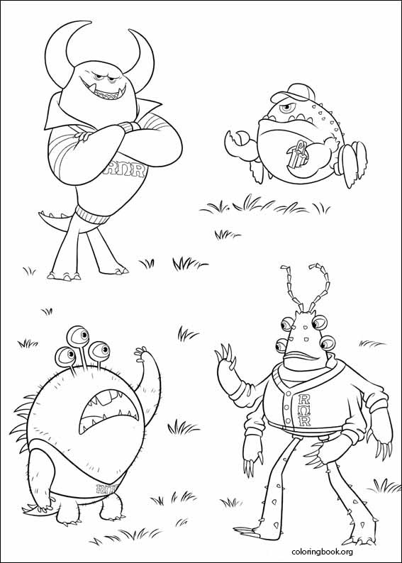 Monsters University coloring page (001)