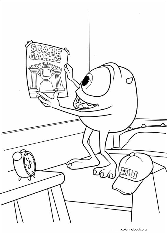 Monsters University coloring page (009)