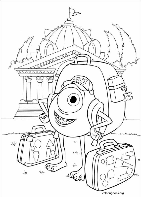 Monsters University coloring page (045)