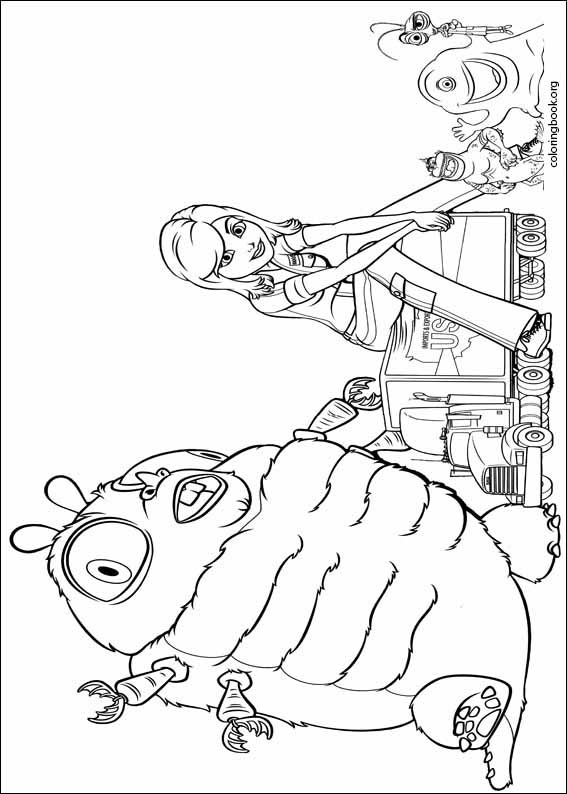 Monsters vs. Aliens coloring page (007)