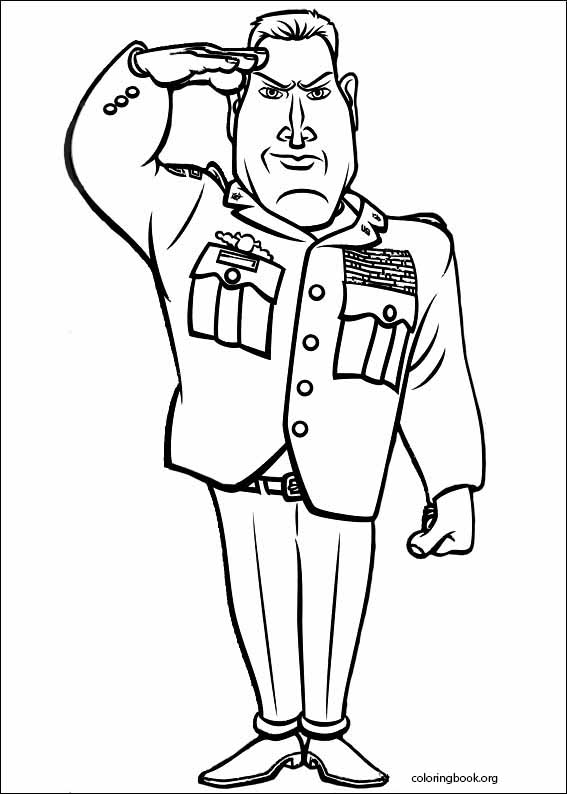 Monsters vs. Aliens coloring page (010)
