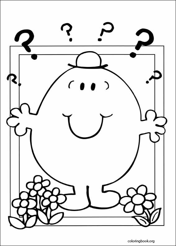 Mr. Men coloring page (046)