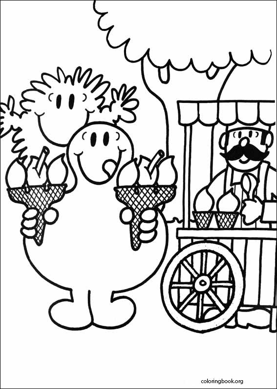 Mr. Men coloring page (068)