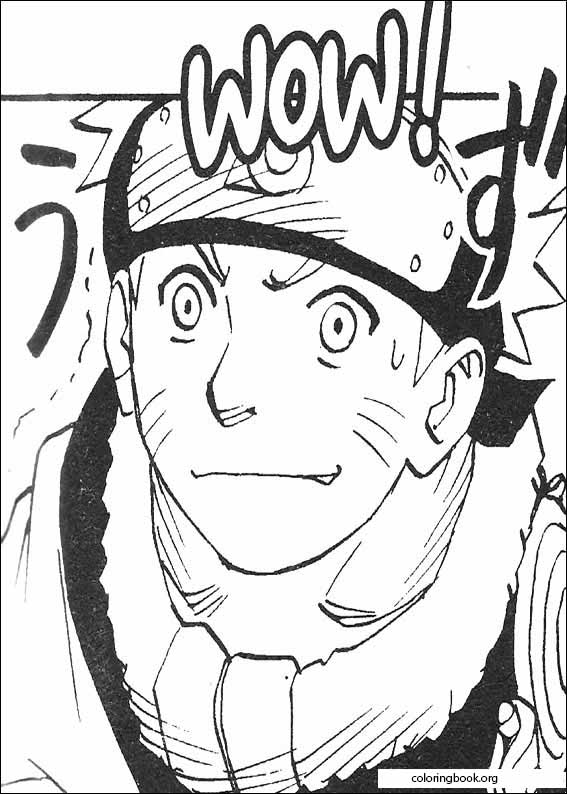 Naruto coloring page (002)