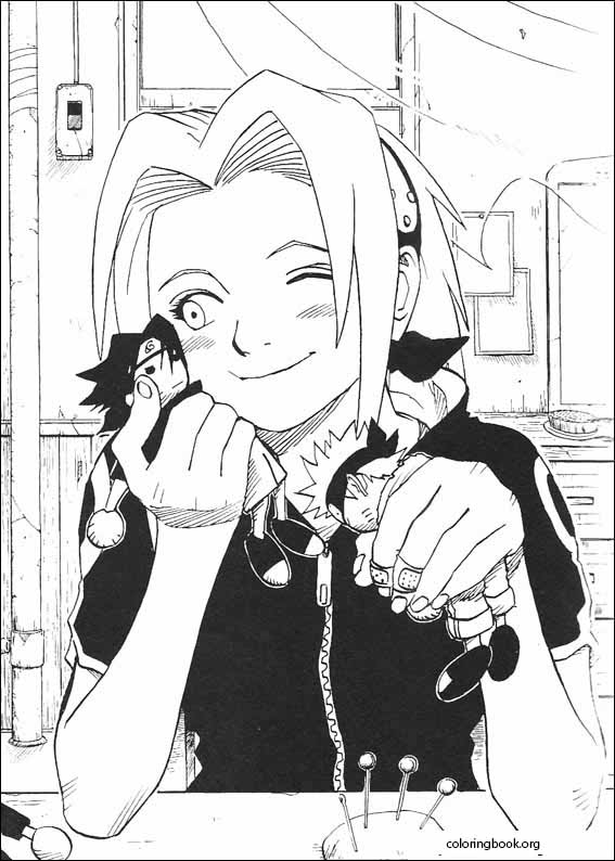 Naruto coloring page (006)