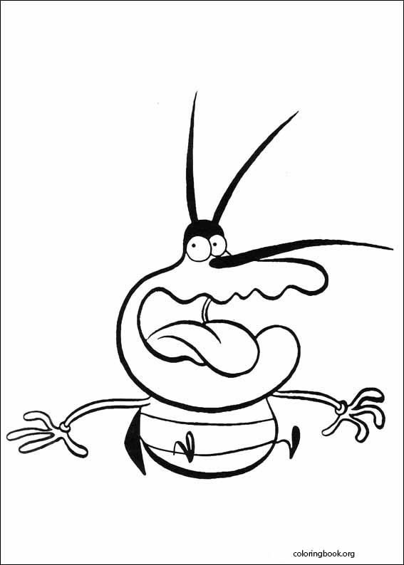 Oggy And The Cockroaches coloring page (025)