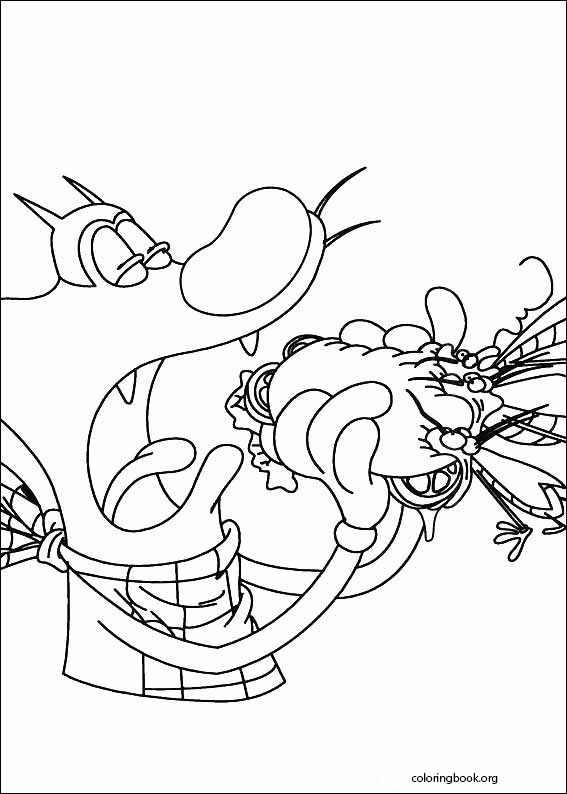 Oggy And The Cockroaches coloring page (038)