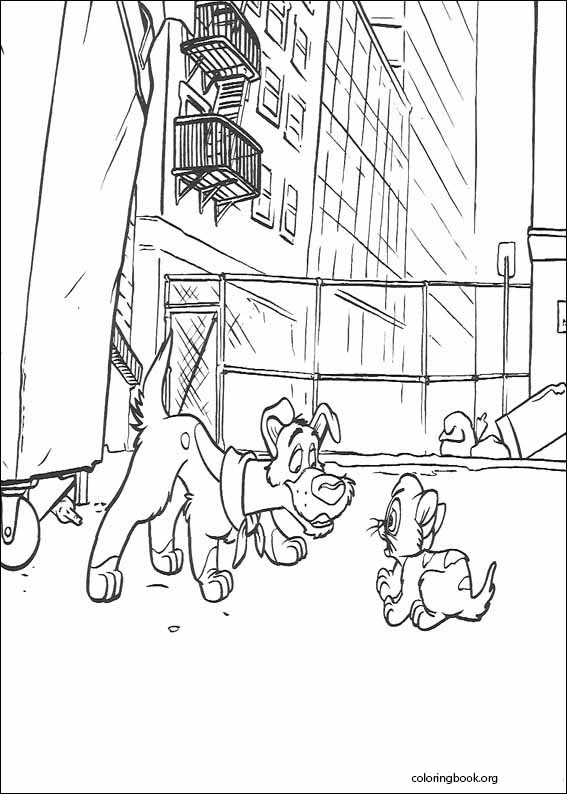 Oliver & Company coloring page (020)