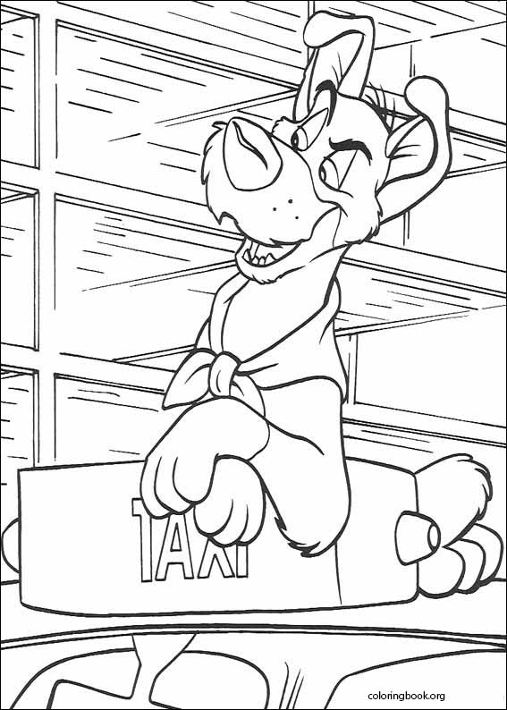 Oliver & Company coloring page (021)