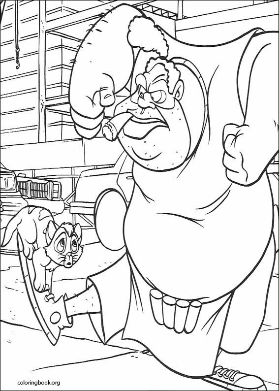 Oliver & Company coloring page (022)