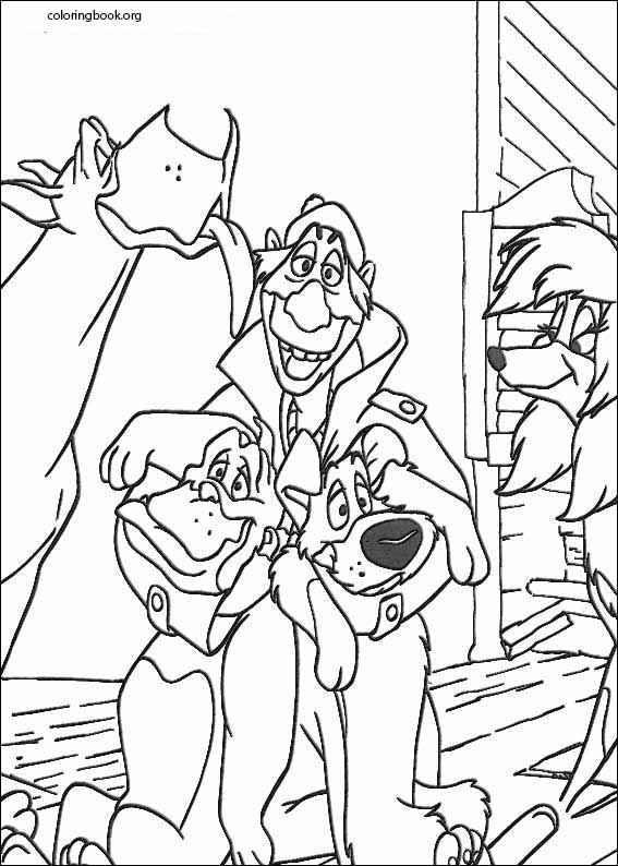 Oliver & Company coloring page (028)