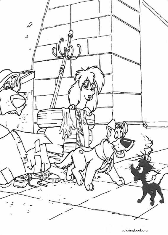 Oliver & Company coloring page (032)