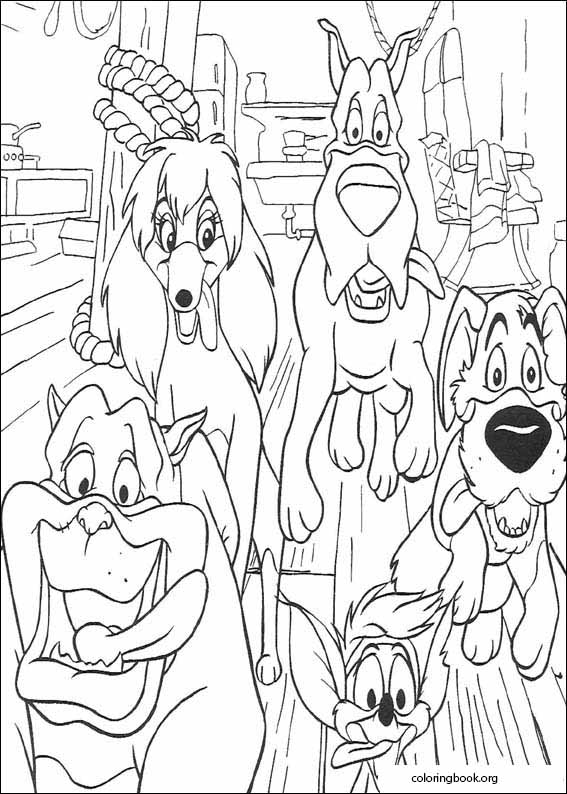 Oliver & Company coloring page (043)