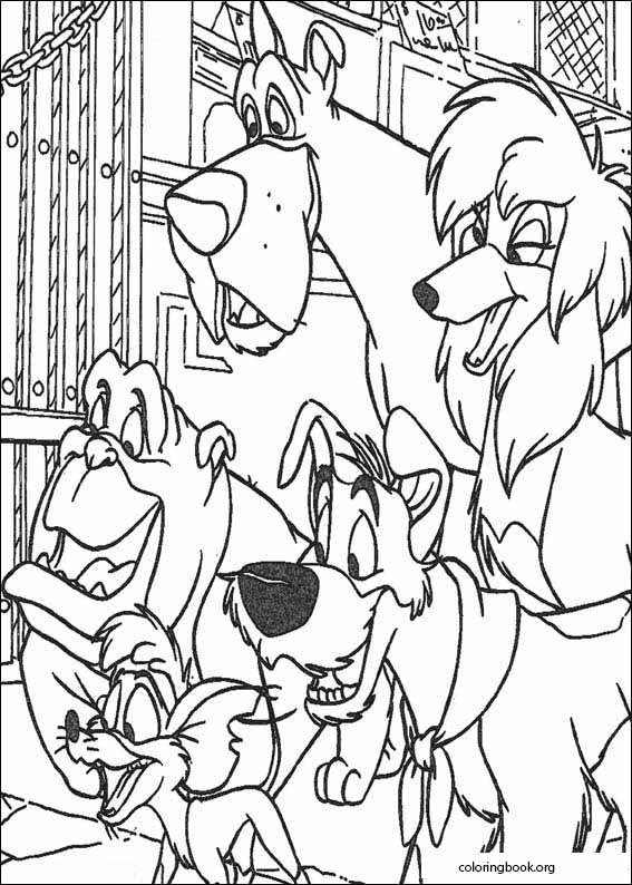 Oliver & Company coloring page (044)