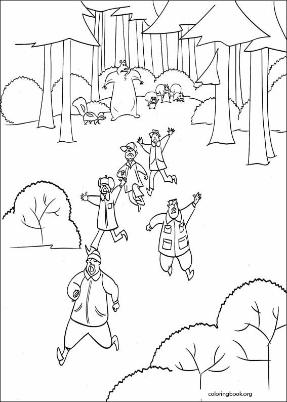 Open Season coloring page (004)
