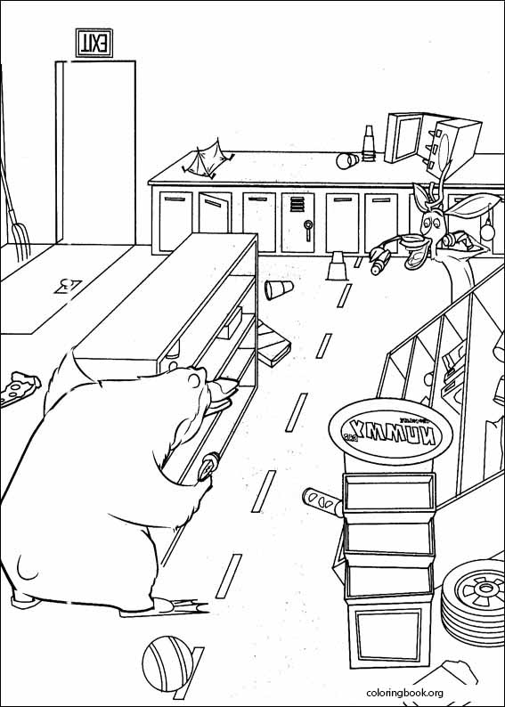 Open Season coloring page (033)