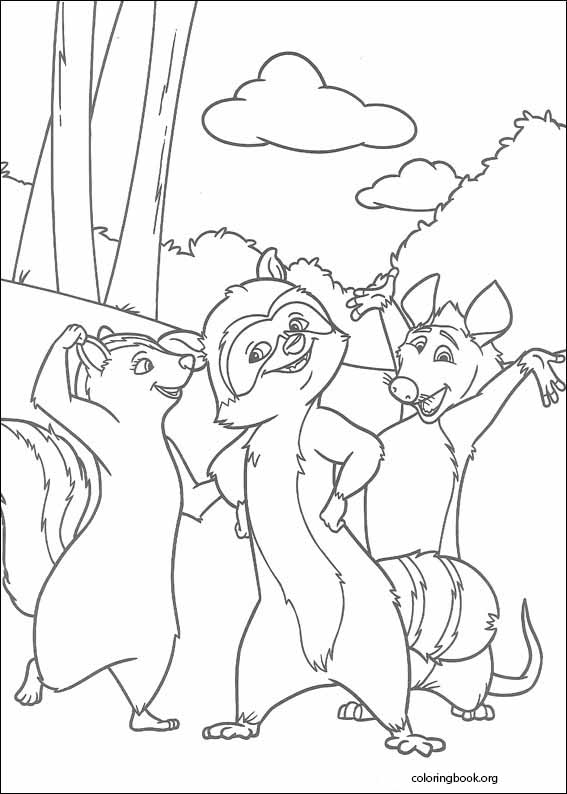 Over The Hedge coloring page (006)