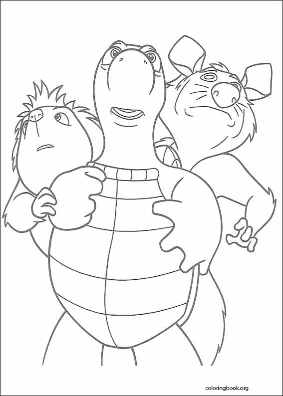 Over The Hedge coloring page (013)