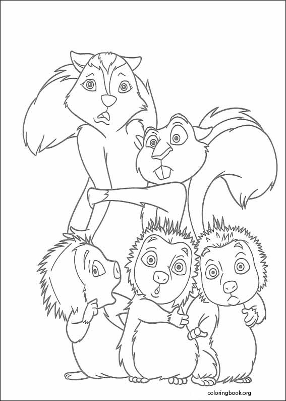 Over The Hedge coloring page (020)