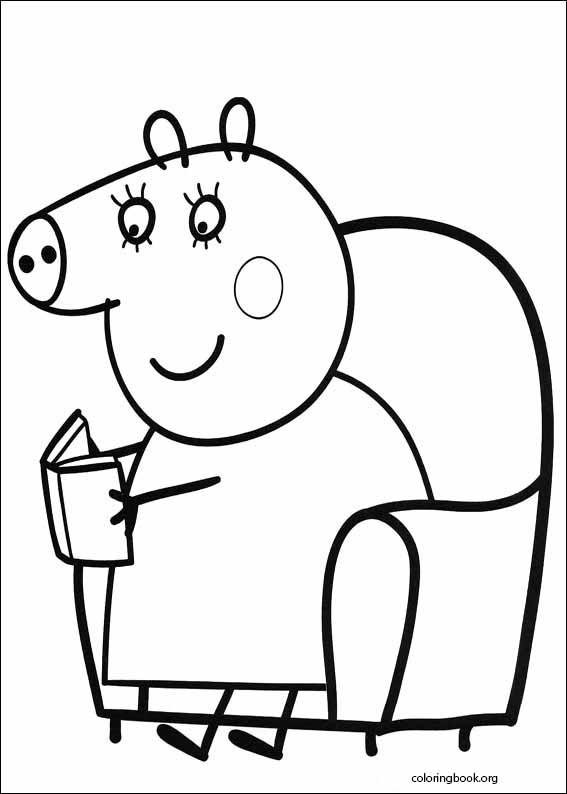 Peppa Pig coloring page (009)