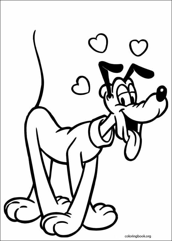 Pluto coloring page (001)