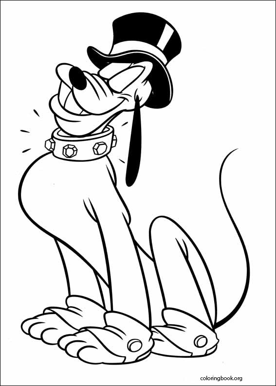 Pluto coloring page (006)