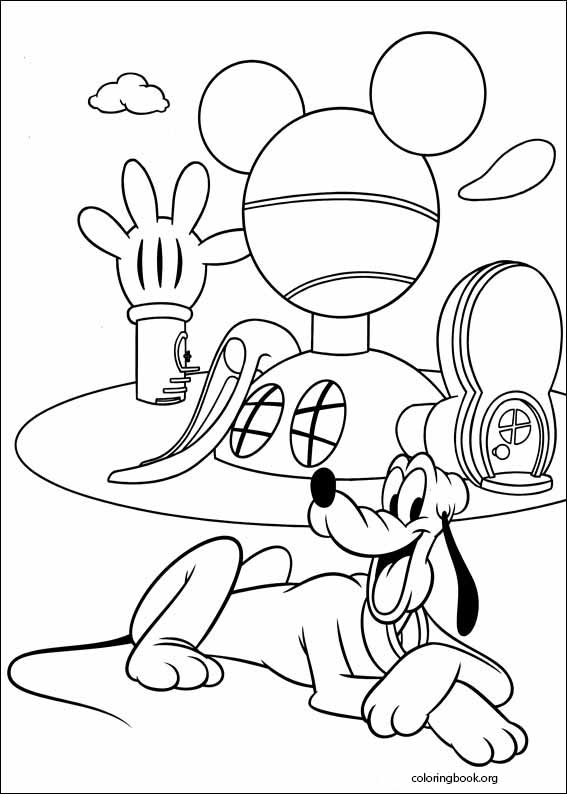 Pluto coloring page (009)