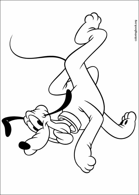 Pluto coloring page (012)