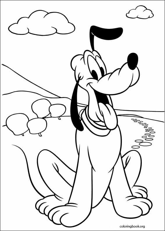 Pluto coloring page (021)