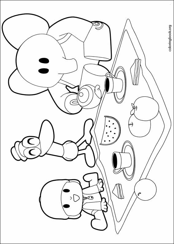 Pocoyo coloring page (028)