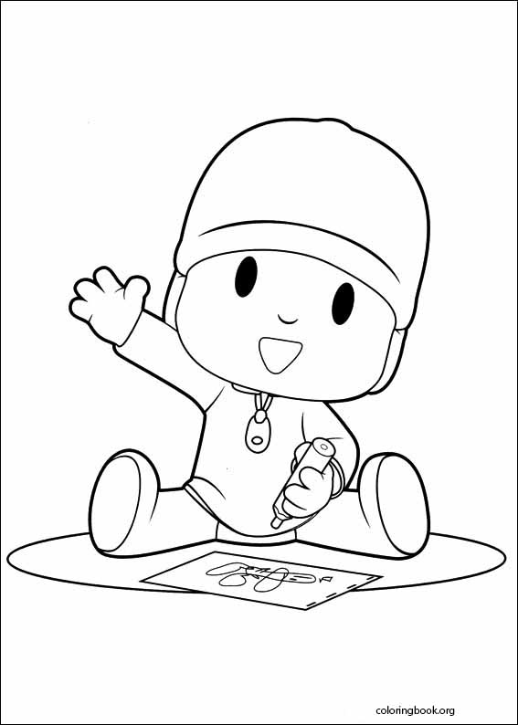 Pocoyo coloring page (034)