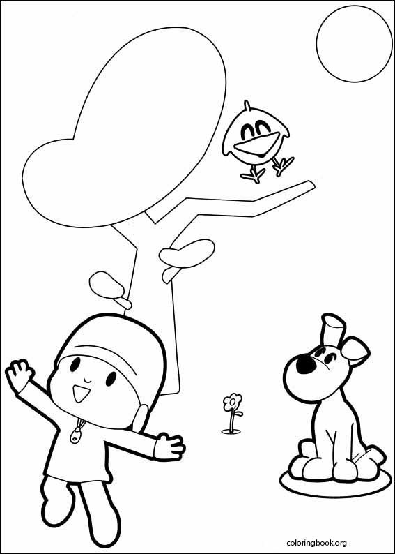 Pocoyo coloring page (035)