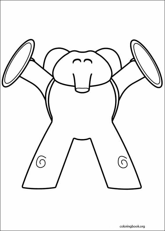 Pocoyo coloring page (045)