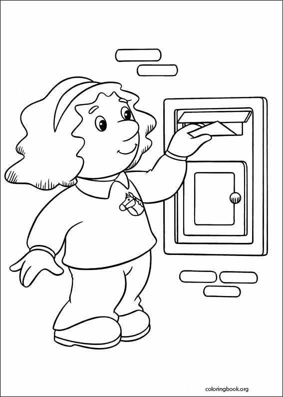Postman Pat coloring page (022)