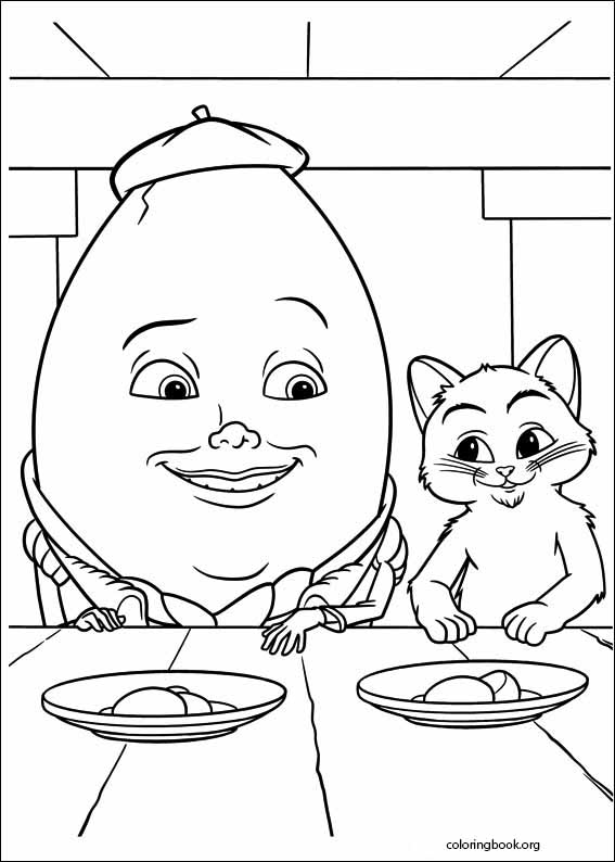 Puss In Boots coloring page (016)