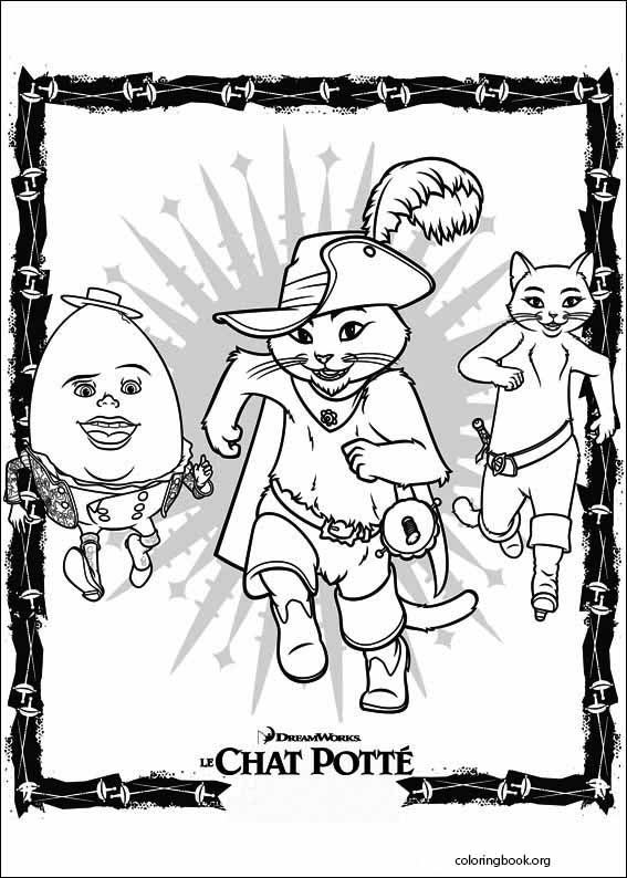 Puss In Boots coloring page (019)