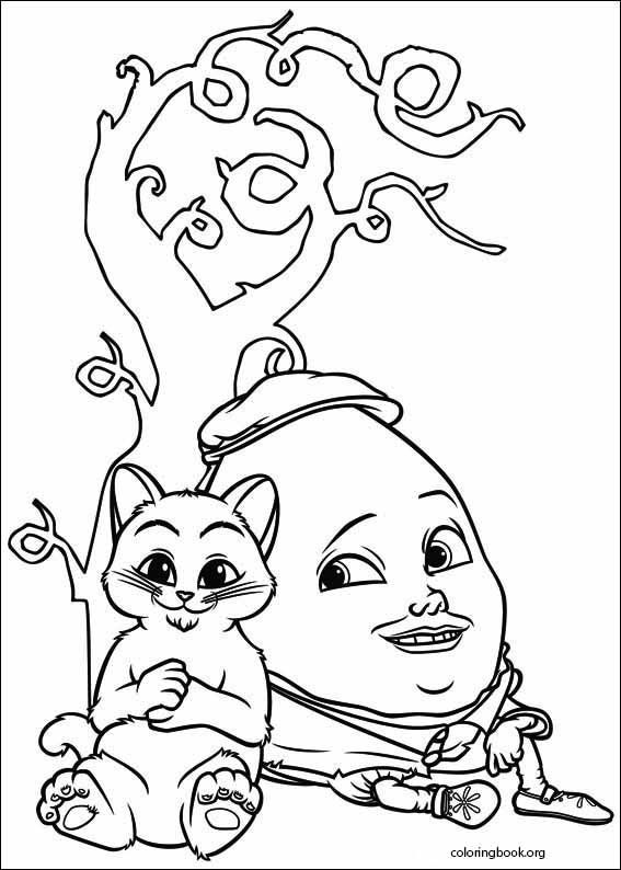 Puss In Boots coloring page (020)